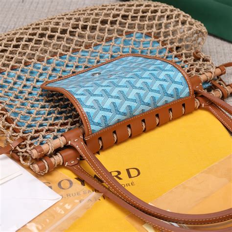 goyard raffia|Aligre bag .